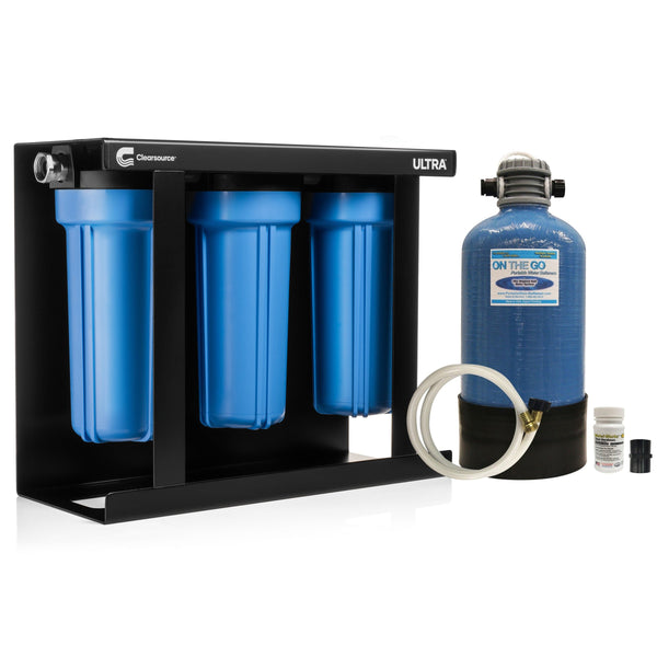 Clearsource Ultra and On The Go™ Double Water Softener Combo ($772 val